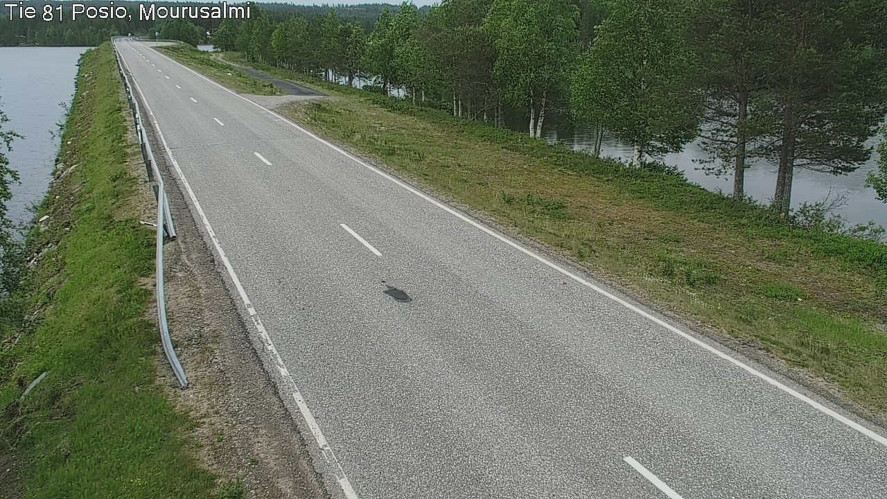 Kelikamerat Kuva Tie 81 Posio, Mourusalmi, Posio, Lappi