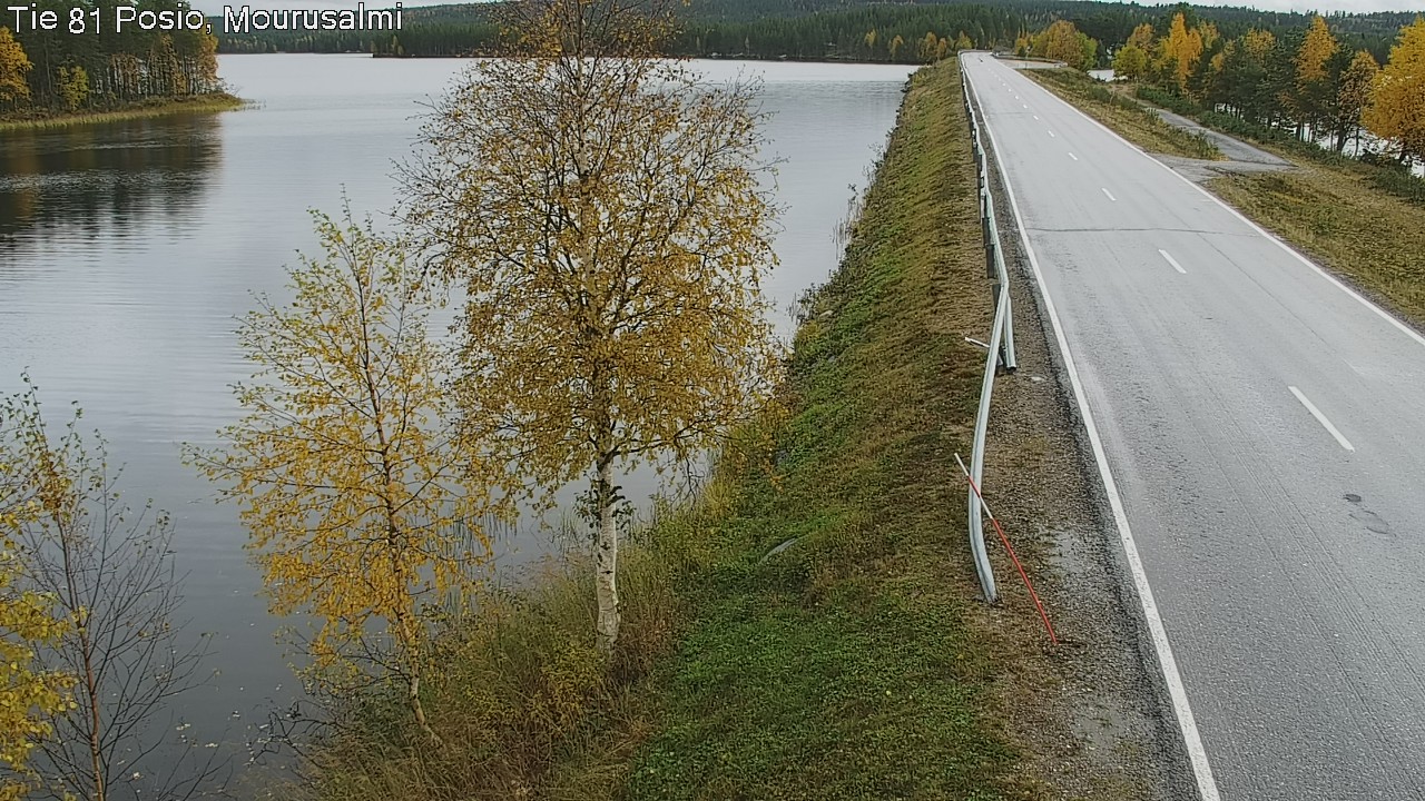 Kelikamerat Kuva Tie 81 Posio, Mourusalmi, Posio, Lappi