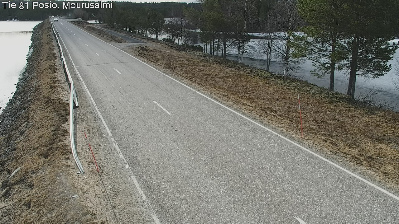 Weather Camera Image Road 81 Posio, Mourusalmi, Posio, Lappi