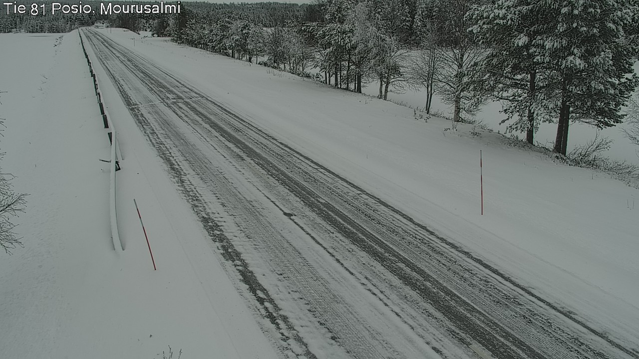 Weather Camera Image Väg 81 Posio, Mourusalmi, Posio, Lappi