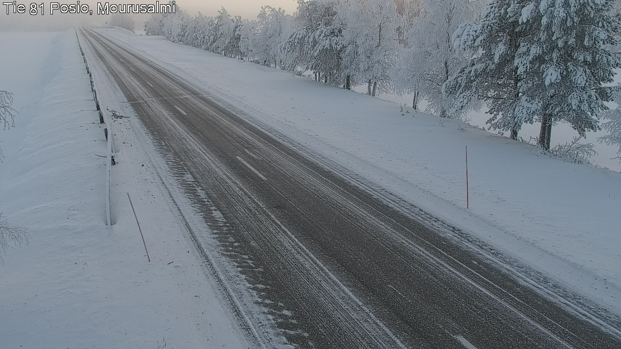 Weather Camera Image Road 81 Posio, Mourusalmi, Posio, Lappi