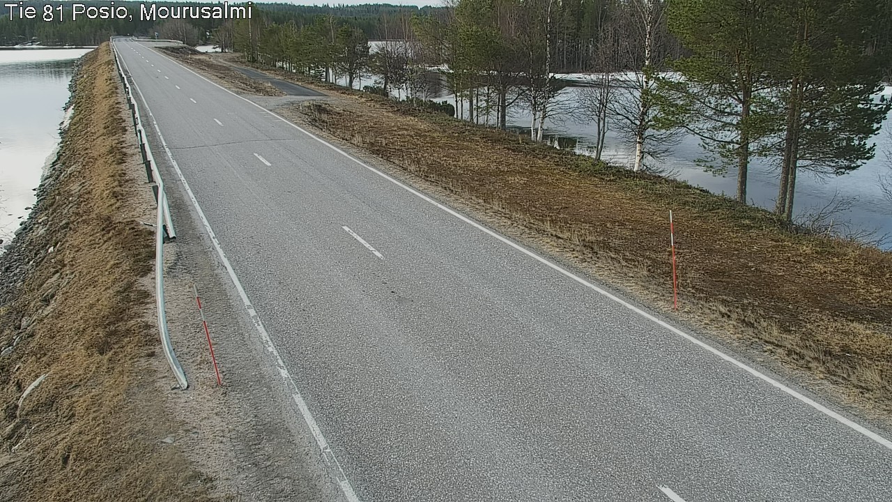 Weather Camera Image Road 81 Posio, Mourusalmi, Posio, Lappi