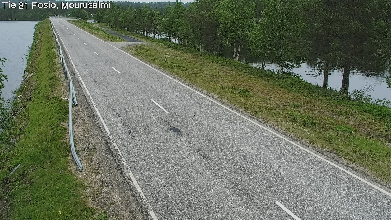 Kelikamerat Kuva Tie 81 Posio, Mourusalmi, Posio, Lappi