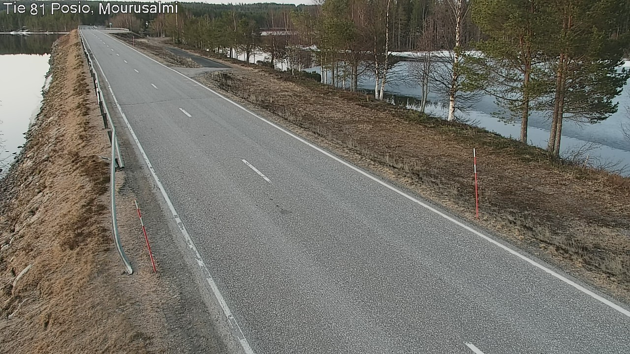 Weather Camera Image Road 81 Posio, Mourusalmi, Posio, Lappi