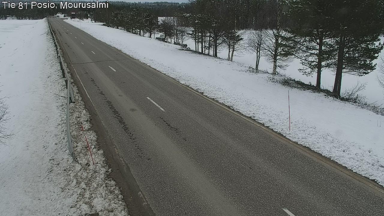 Weather Camera Image Väg 81 Posio, Mourusalmi, Posio, Lappi