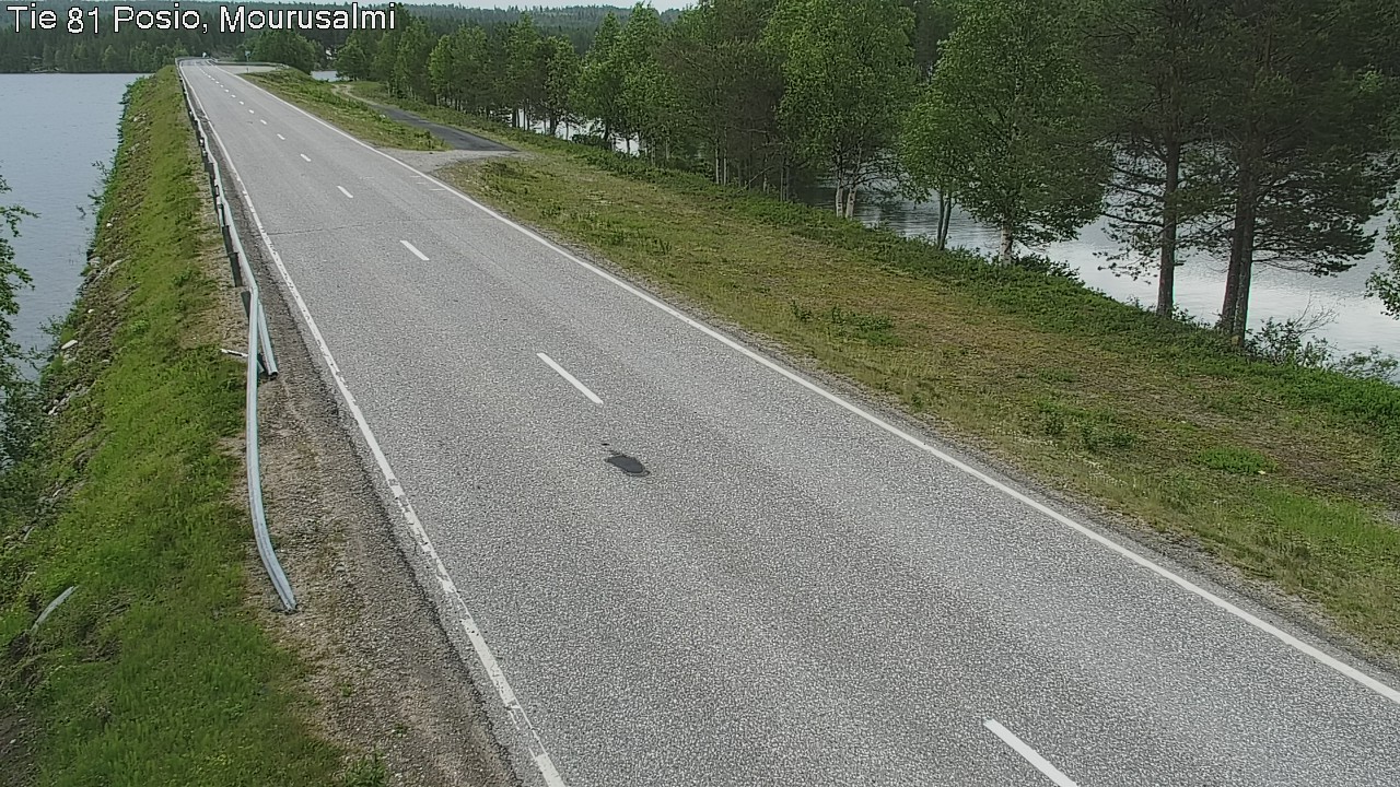 Kelikamerat Kuva Tie 81 Posio, Mourusalmi, Posio, Lappi