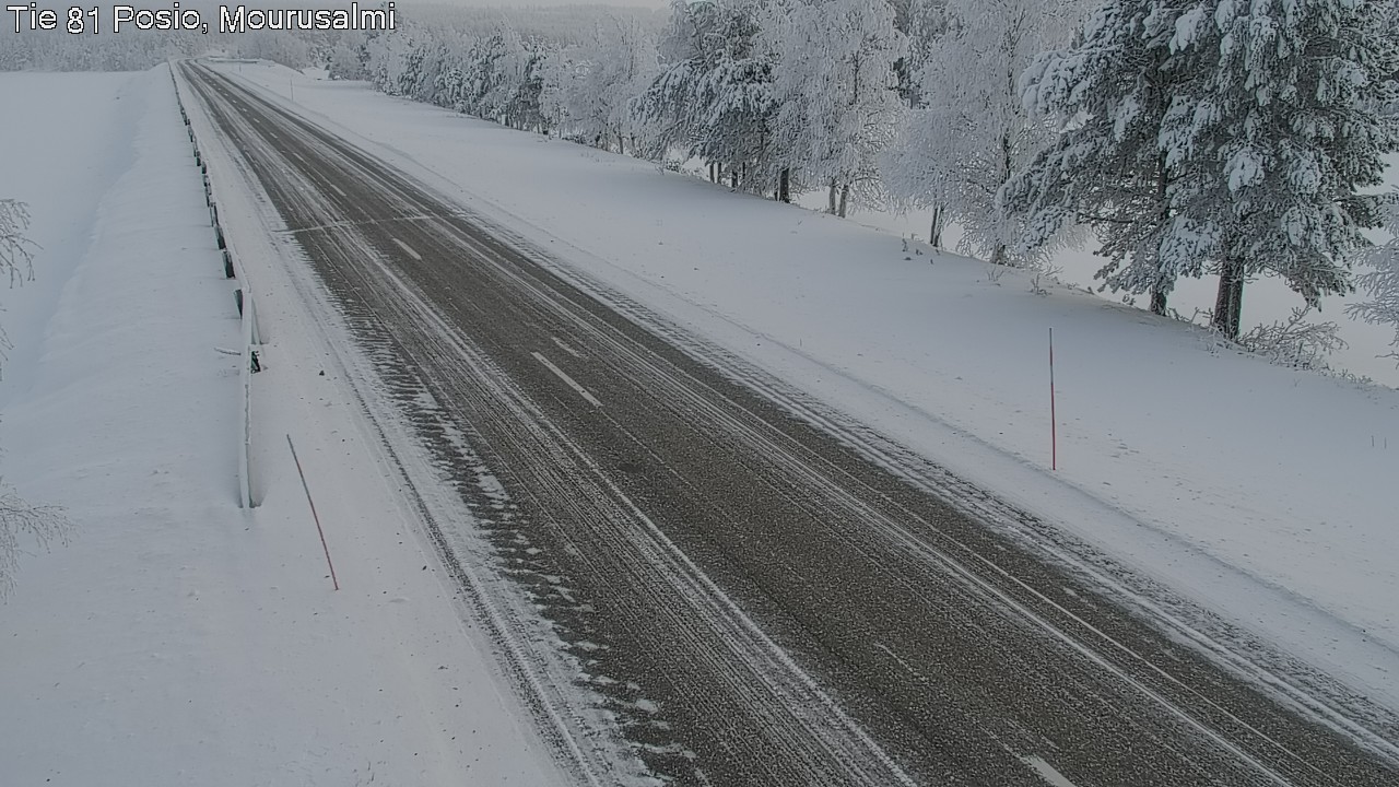 Kelikamerat Kuva Tie 81 Posio, Mourusalmi, Posio, Lappi