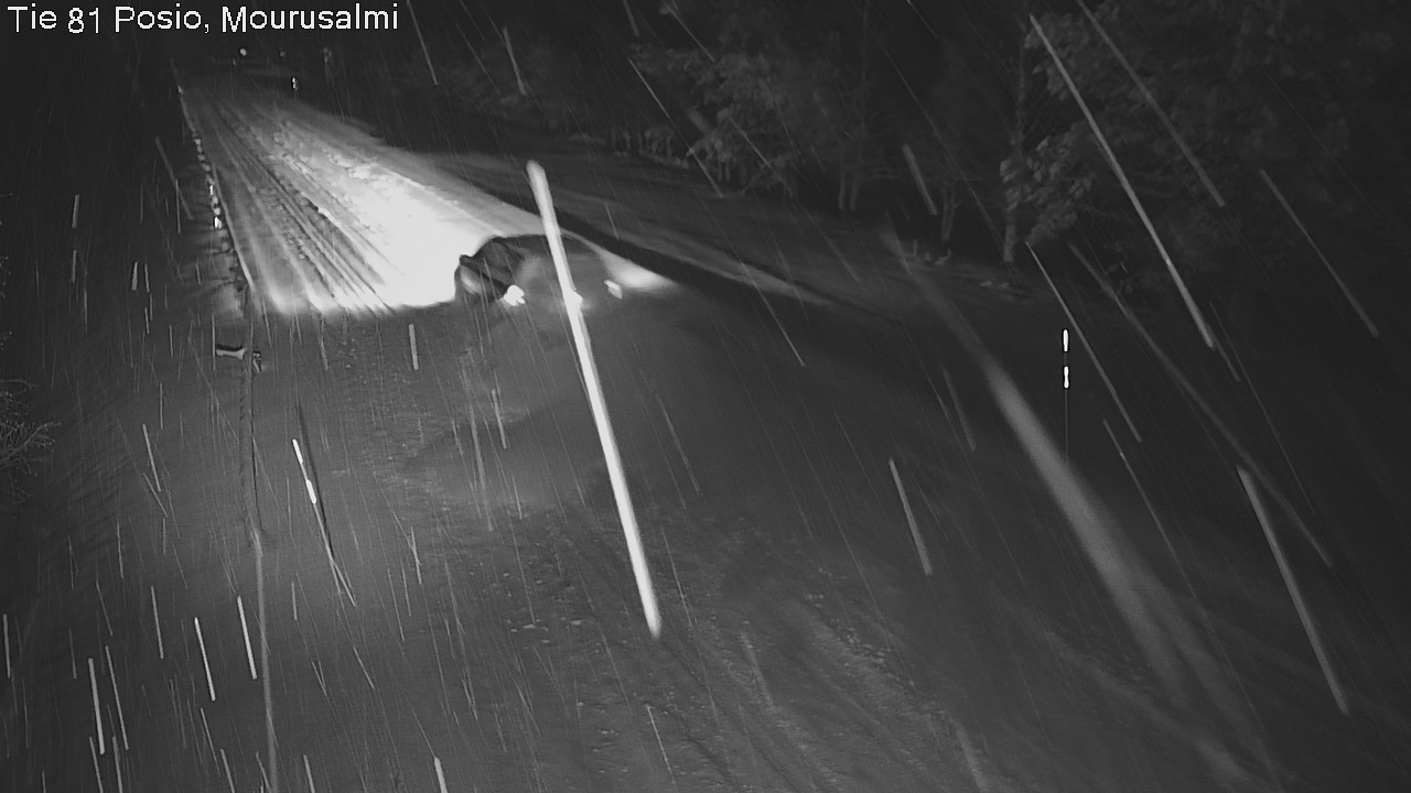 Weather Camera Image Väg 81 Posio, Mourusalmi, Posio, Lappi