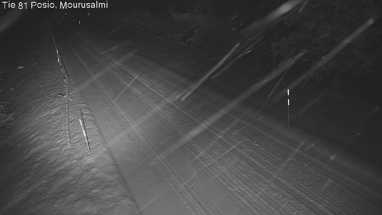 Weather Camera Image Väg 81 Posio, Mourusalmi, Posio, Lappi
