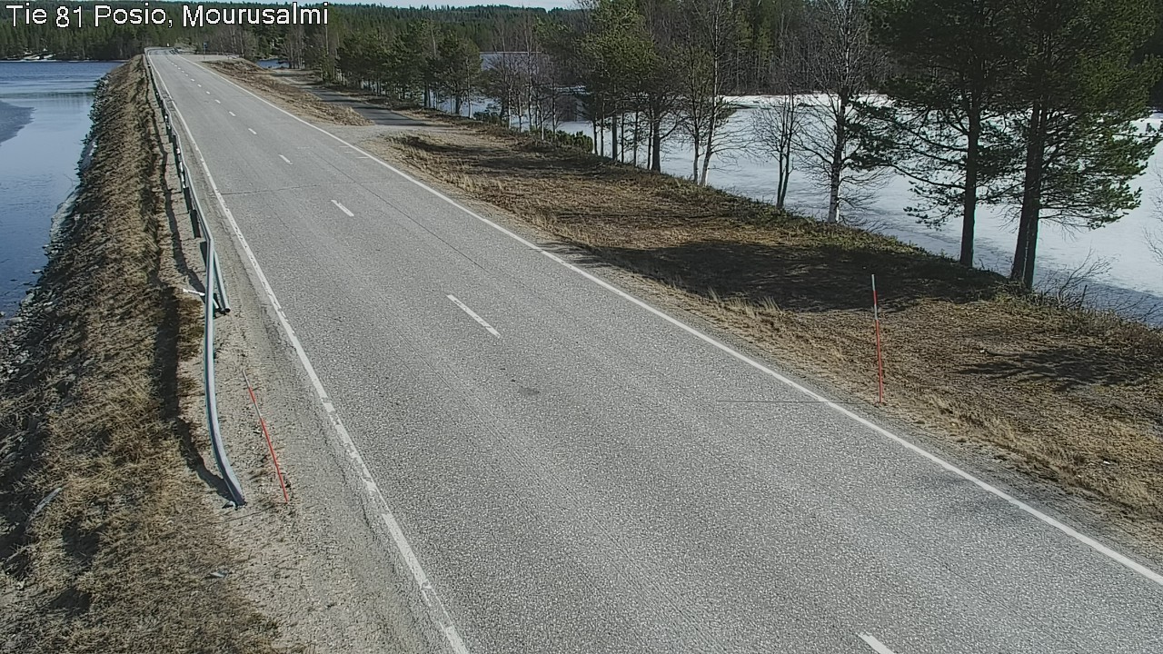 Weather Camera Image Väg 81 Posio, Mourusalmi, Posio, Lappi