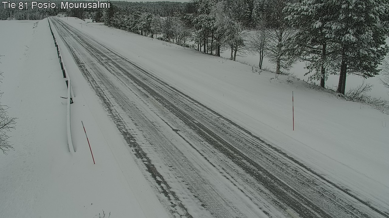 Weather Camera Image Väg 81 Posio, Mourusalmi, Posio, Lappi