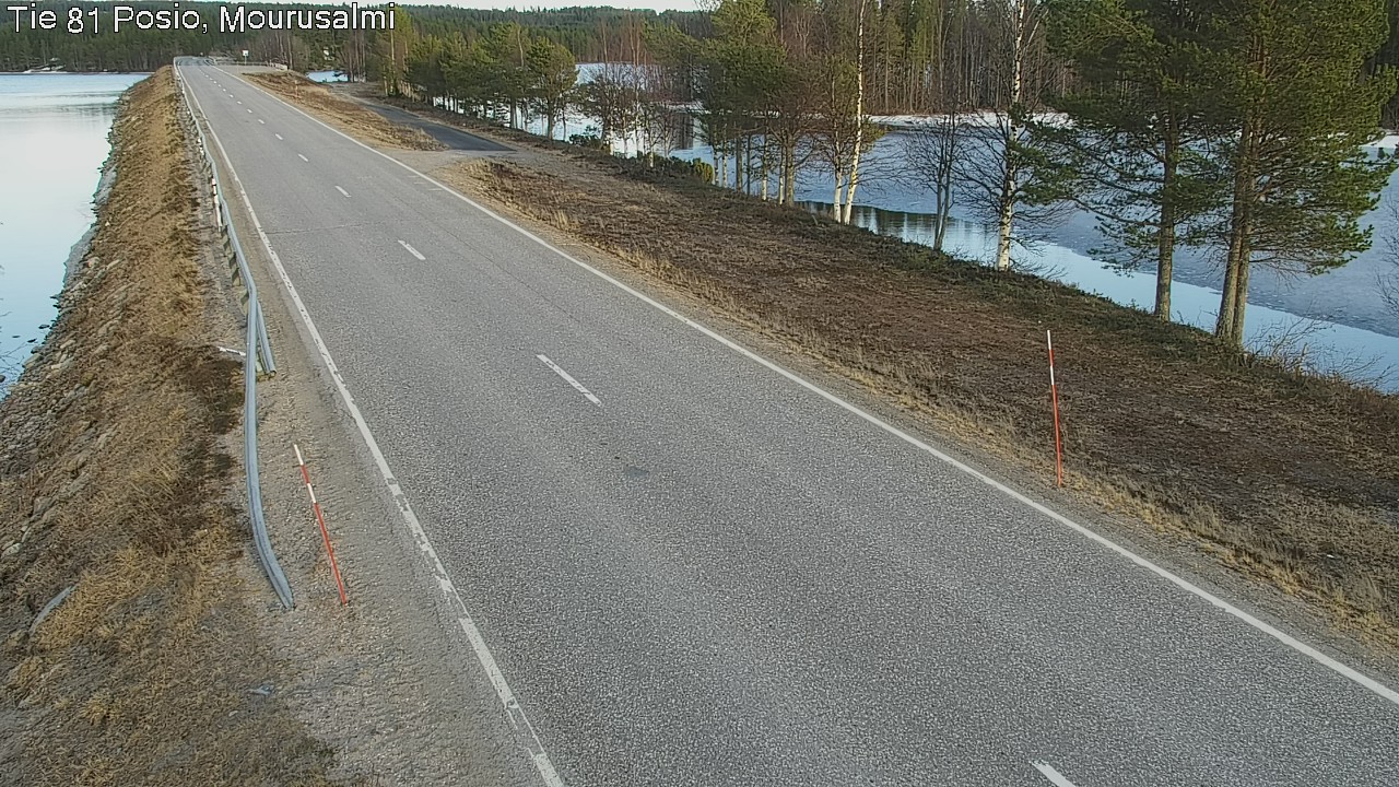Weather Camera Image Väg 81 Posio, Mourusalmi, Posio, Lappi