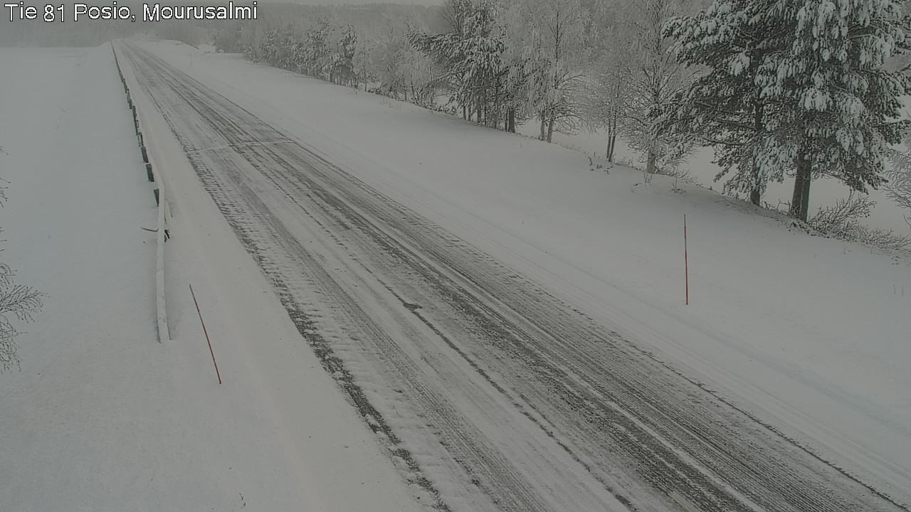 Weather Camera Image Road 81 Posio, Mourusalmi, Posio, Lappi