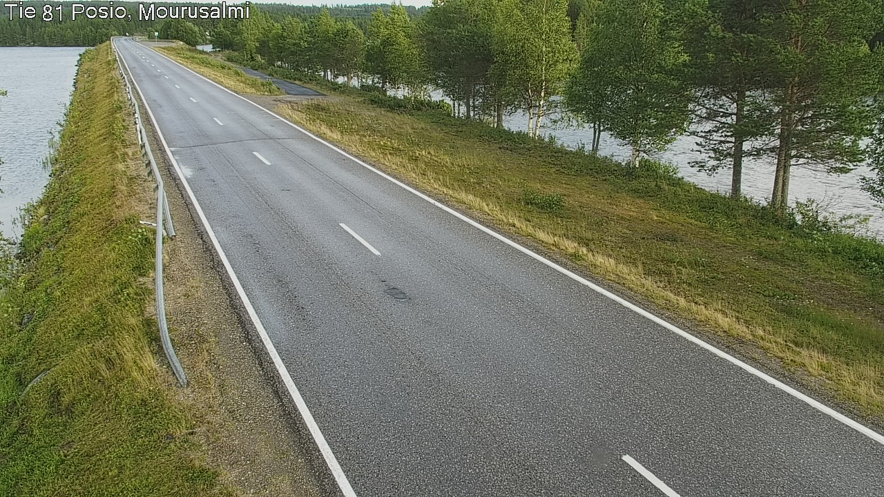 Kelikamerat Kuva Tie 81 Posio, Mourusalmi, Posio, Lappi