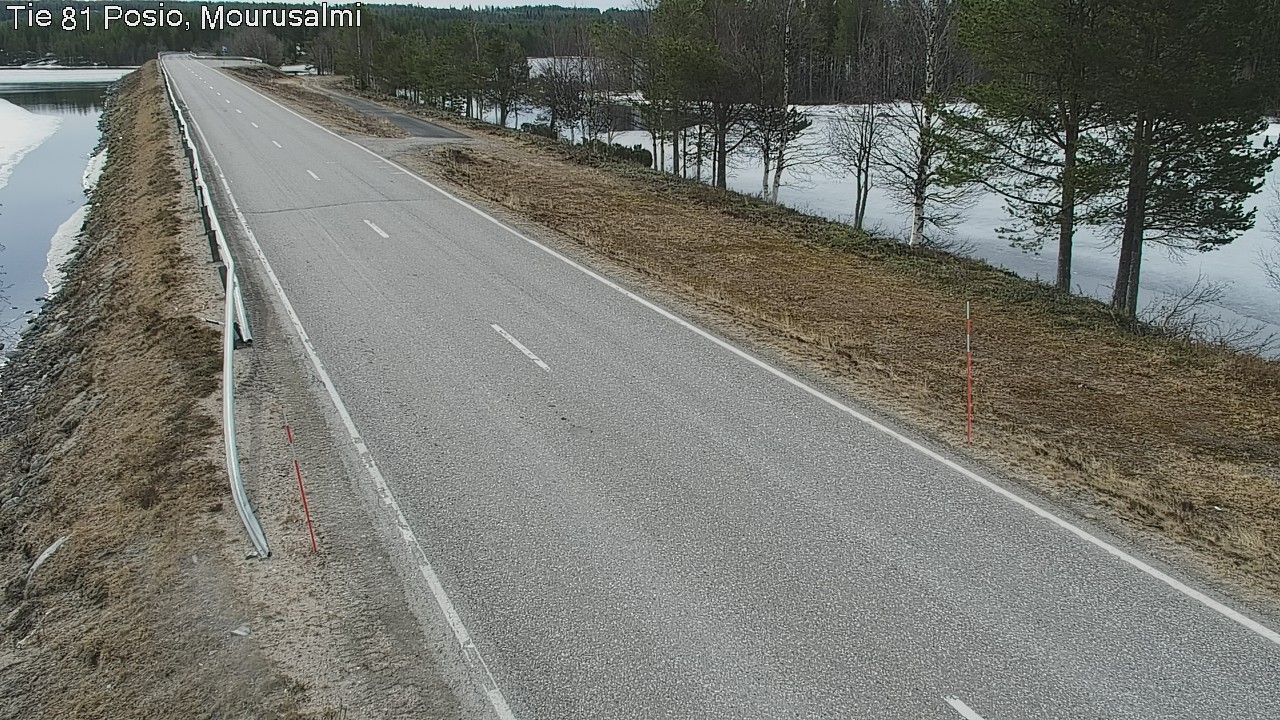 Weather Camera Image Väg 81 Posio, Mourusalmi, Posio, Lappi