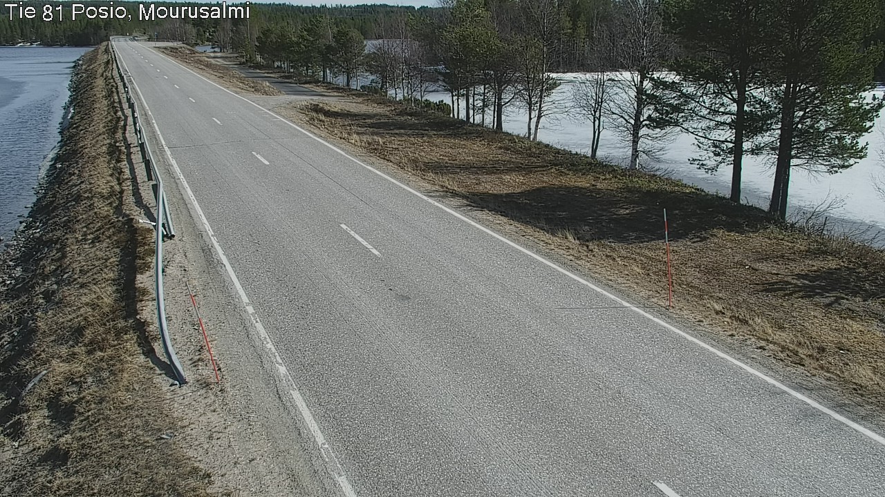 Weather Camera Image Väg 81 Posio, Mourusalmi, Posio, Lappi