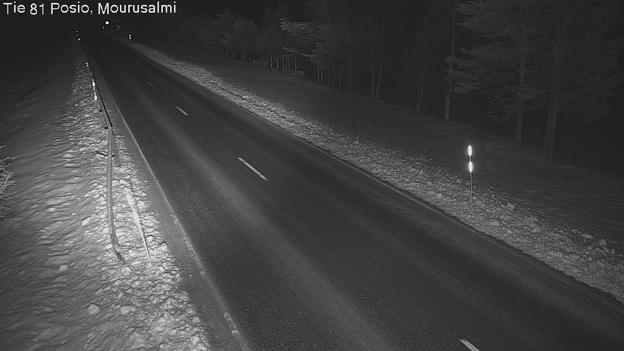 Kelikamerat Kuva Tie 81 Posio, Mourusalmi, Posio, Lappi