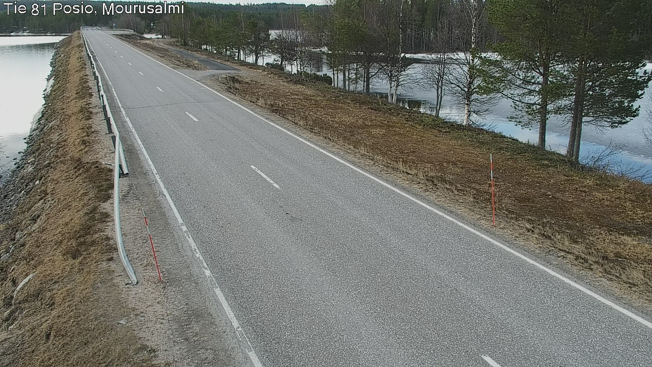 Weather Camera Image Road 81 Posio, Mourusalmi, Posio, Lappi