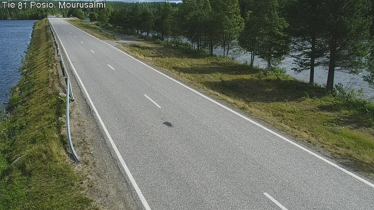 Kelikamerat Kuva Tie 81 Posio, Mourusalmi, Posio, Lappi