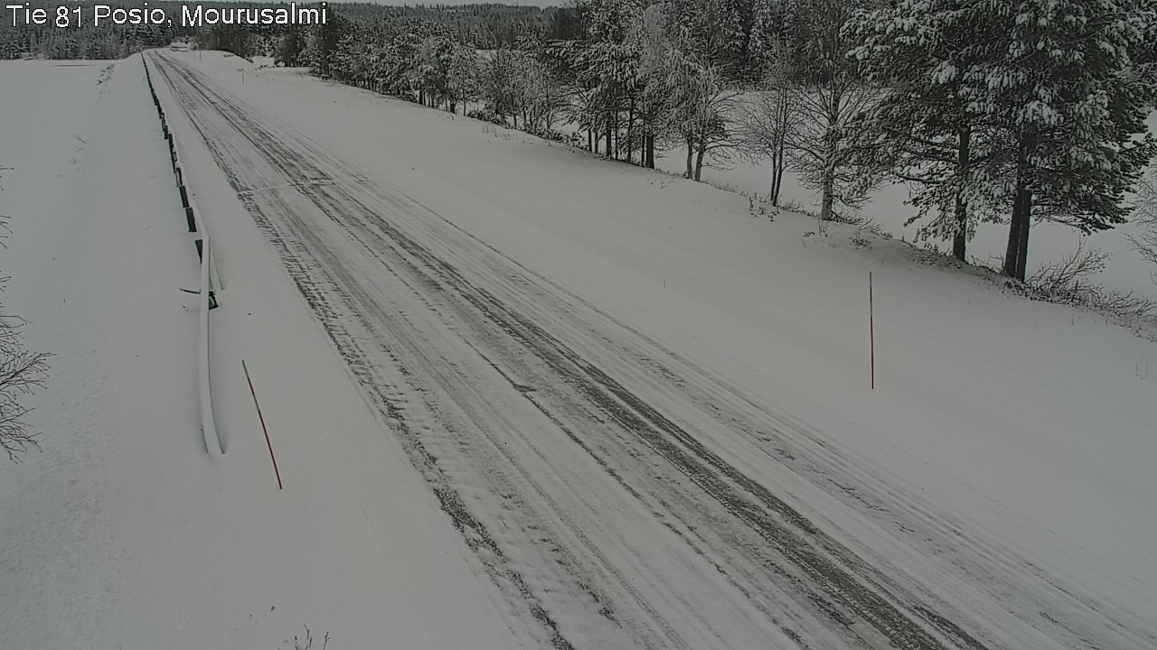 Weather Camera Image Väg 81 Posio, Mourusalmi, Posio, Lappi