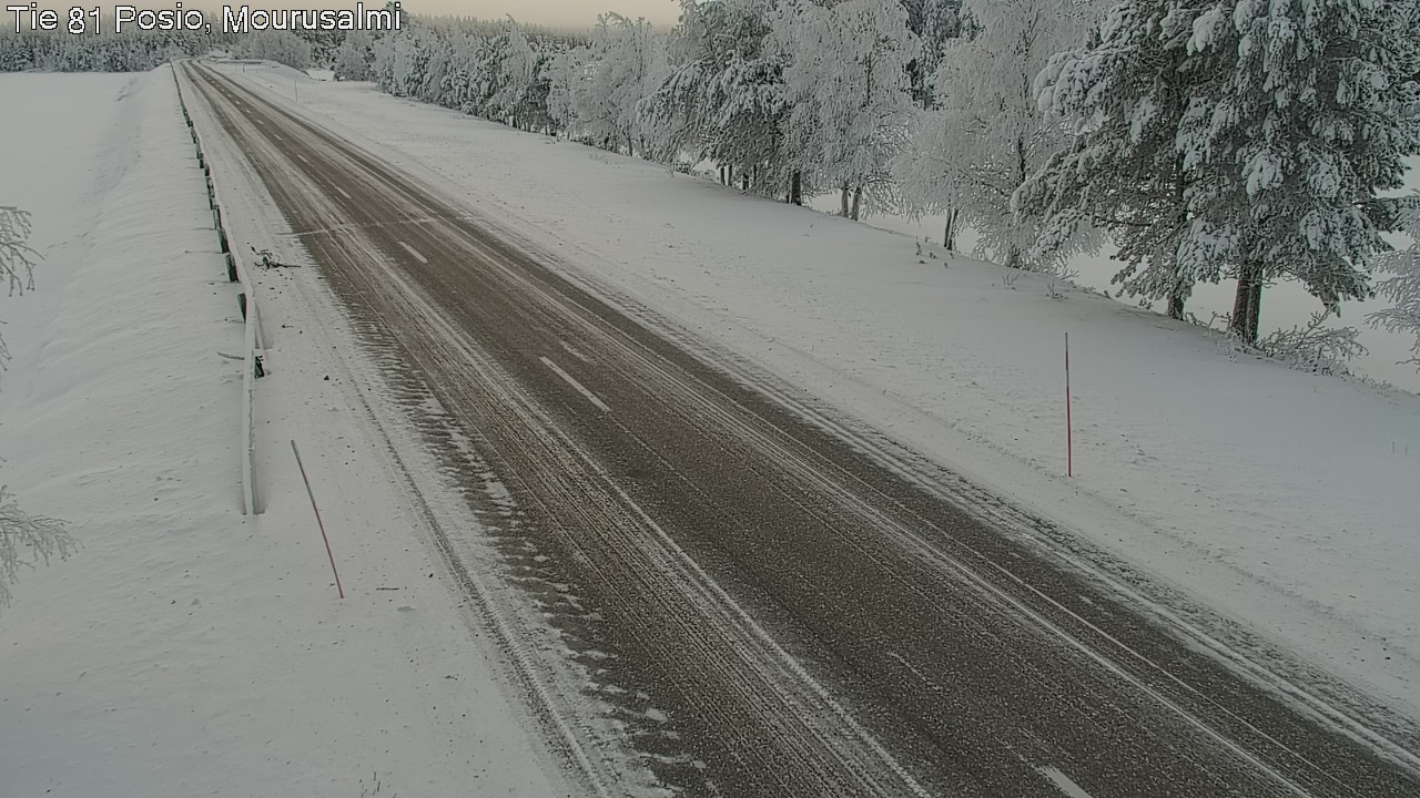 Kelikamerat Kuva Tie 81 Posio, Mourusalmi, Posio, Lappi