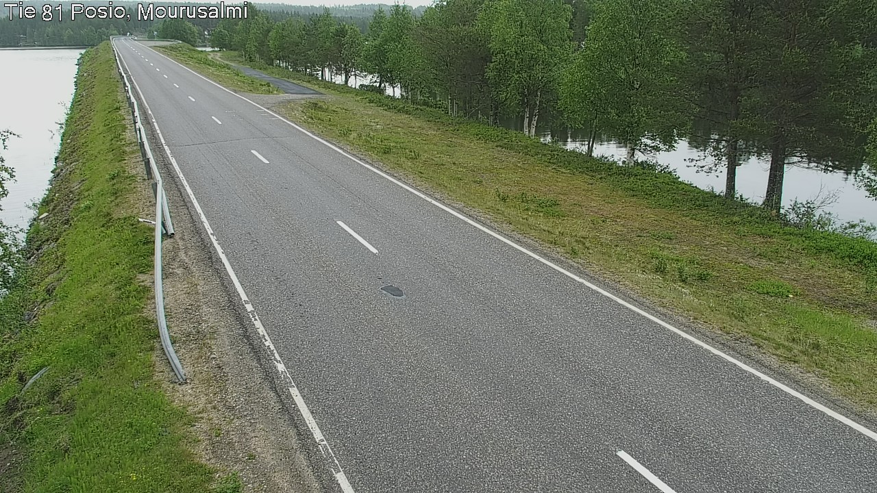 Kelikamerat Kuva Tie 81 Posio, Mourusalmi, Posio, Lappi