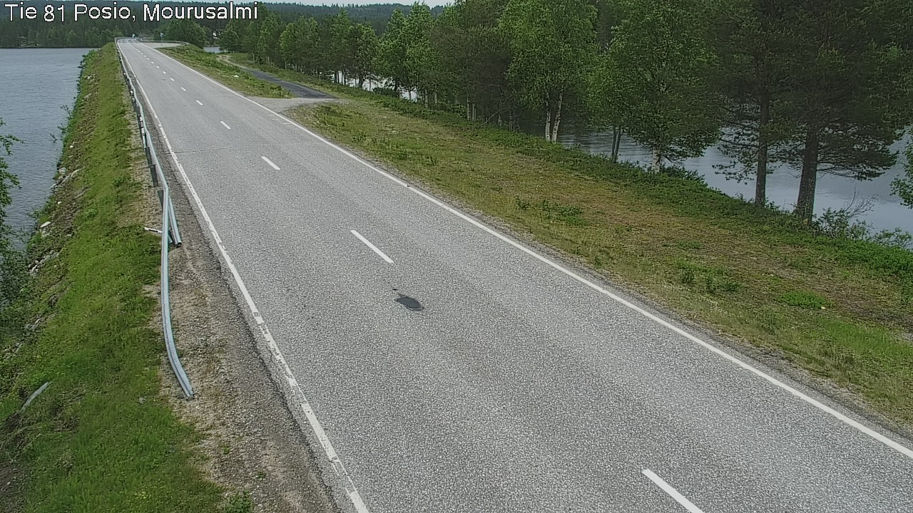 Kelikamerat Kuva Tie 81 Posio, Mourusalmi, Posio, Lappi