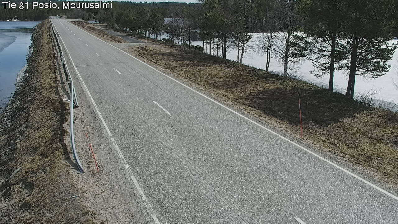 Weather Camera Image Väg 81 Posio, Mourusalmi, Posio, Lappi