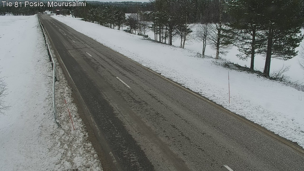 Weather Camera Image Väg 81 Posio, Mourusalmi, Posio, Lappi