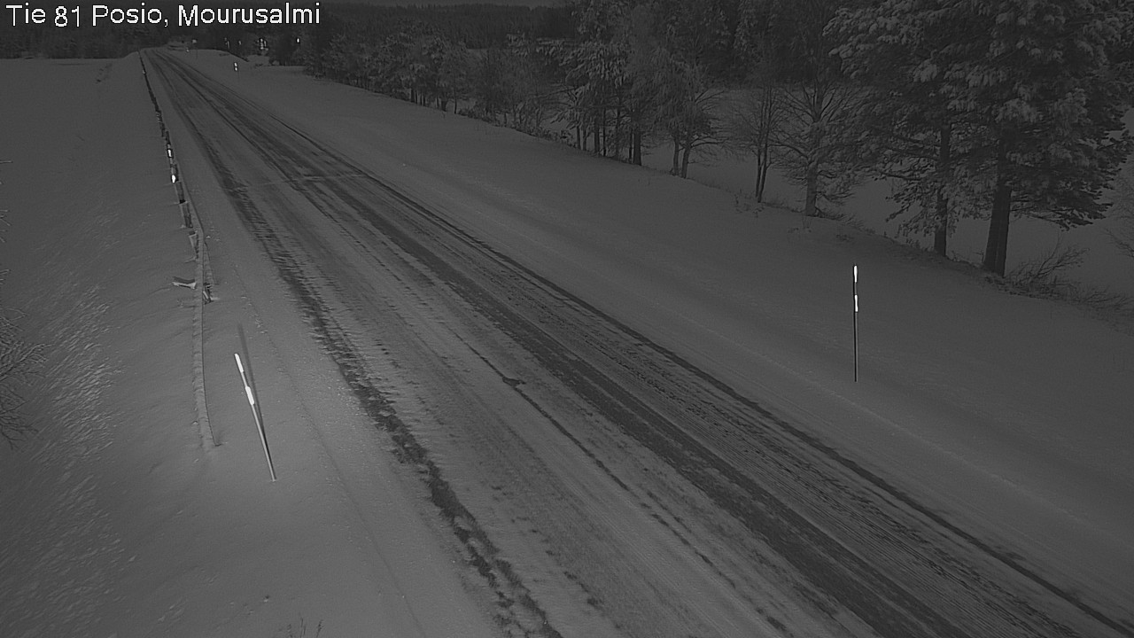 Weather Camera Image Väg 81 Posio, Mourusalmi, Posio, Lappi