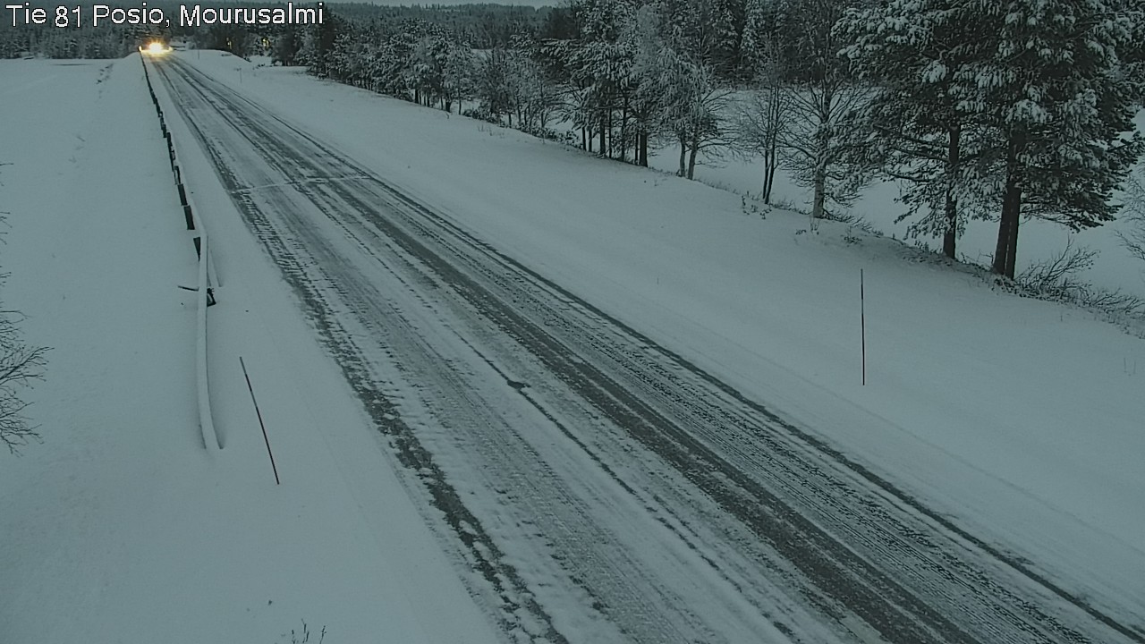 Weather Camera Image Väg 81 Posio, Mourusalmi, Posio, Lappi