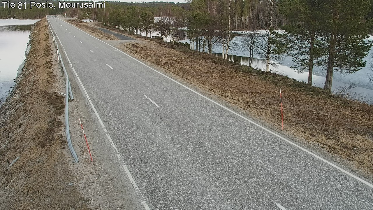 Weather Camera Image Road 81 Posio, Mourusalmi, Posio, Lappi