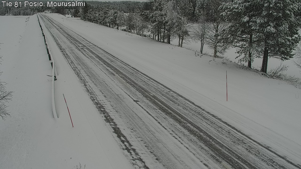 Weather Camera Image Väg 81 Posio, Mourusalmi, Posio, Lappi