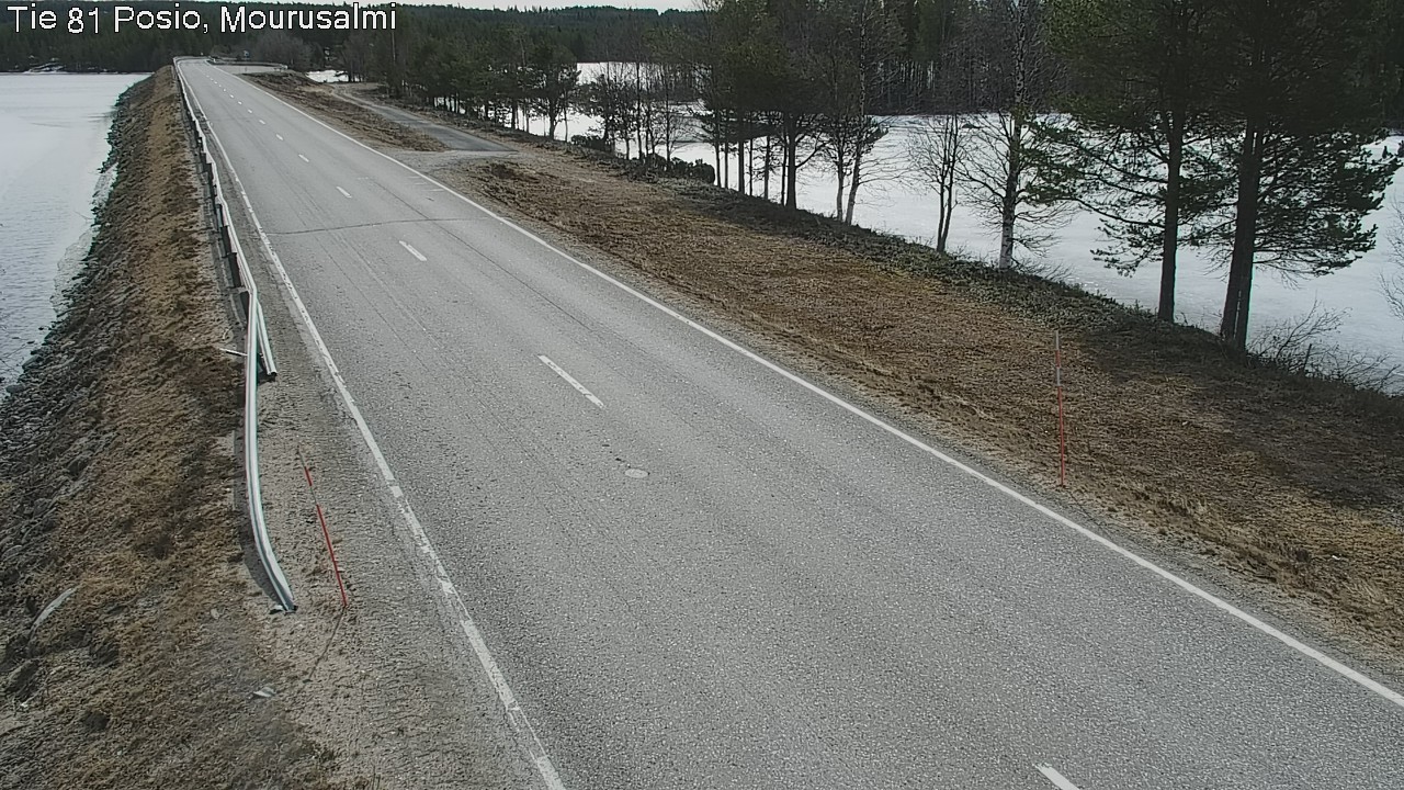 Weather Camera Image Väg 81 Posio, Mourusalmi, Posio, Lappi