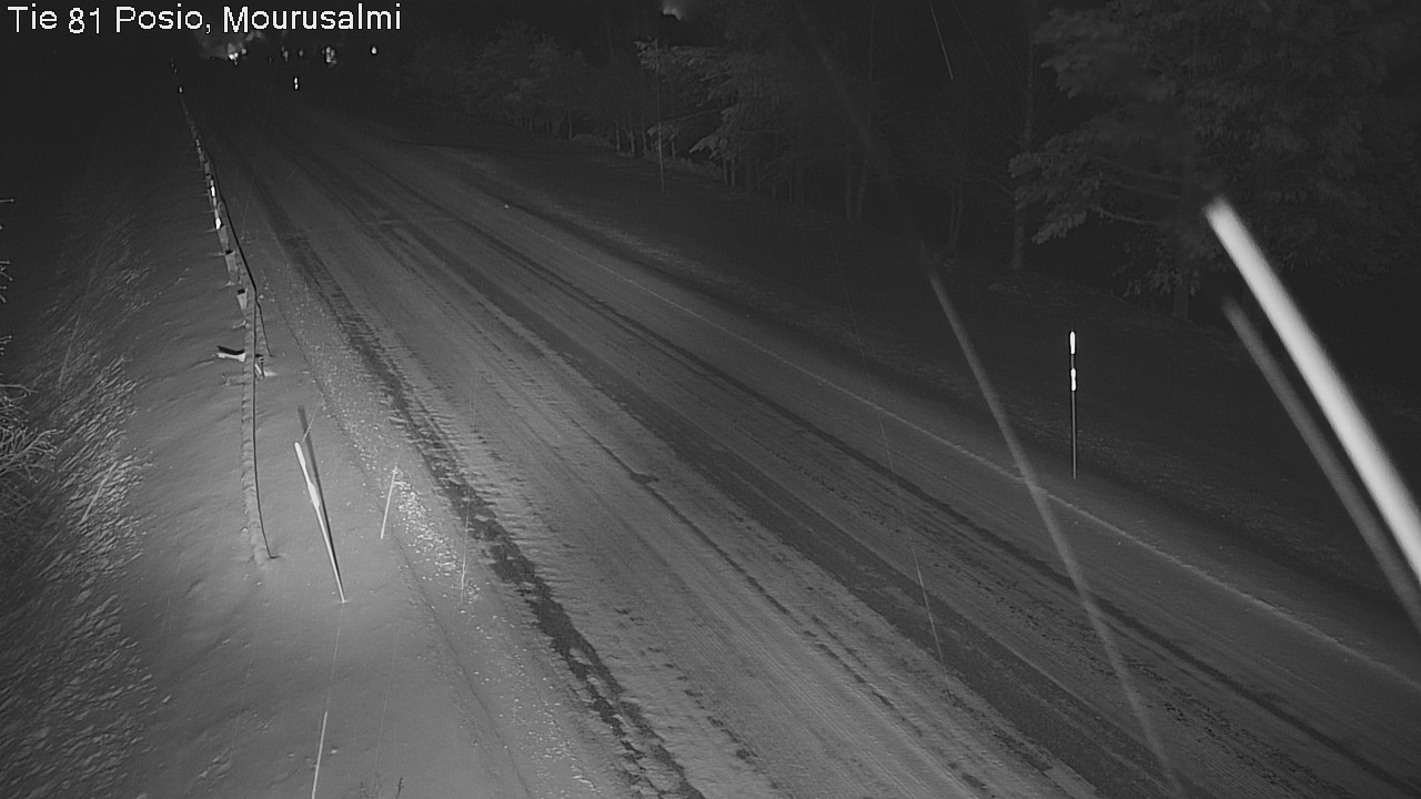 Weather Camera Image Väg 81 Posio, Mourusalmi, Posio, Lappi