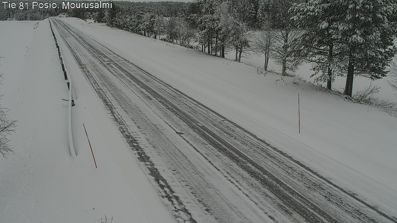Weather Camera Image Väg 81 Posio, Mourusalmi, Posio, Lappi