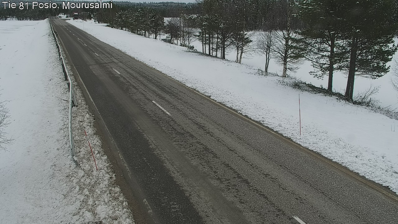Weather Camera Image Väg 81 Posio, Mourusalmi, Posio, Lappi