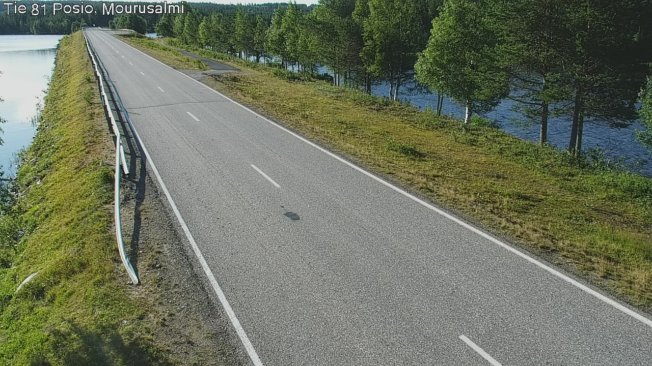Weather Camera Image Road 81 Posio, Mourusalmi, Posio, Lappi