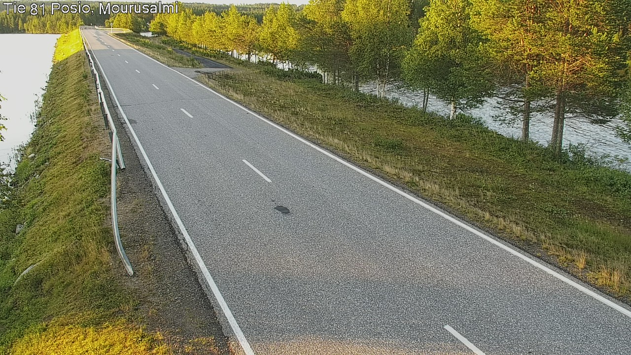 Kelikamerat Kuva Tie 81 Posio, Mourusalmi, Posio, Lappi