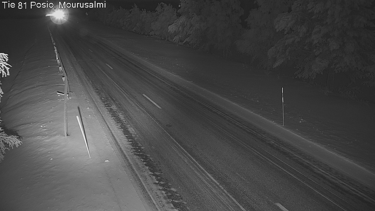 Kelikamerat Kuva Tie 81 Posio, Mourusalmi, Posio, Lappi