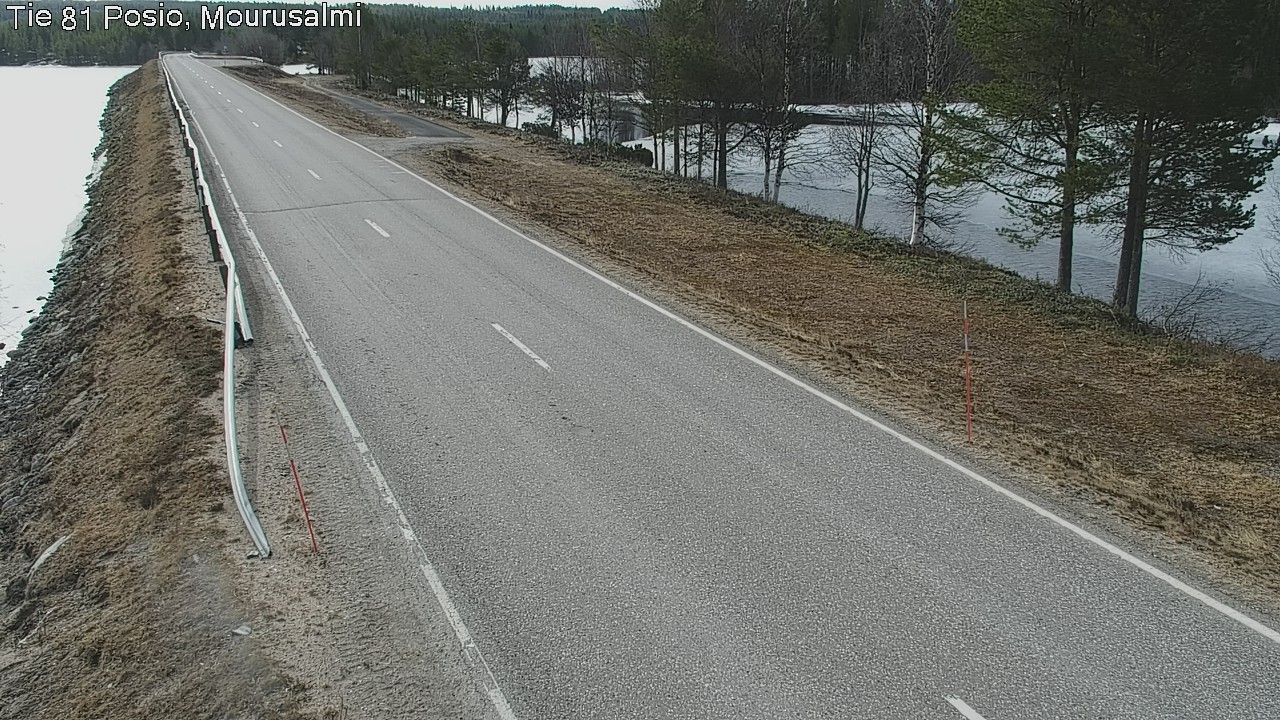 Weather Camera Image Road 81 Posio, Mourusalmi, Posio, Lappi