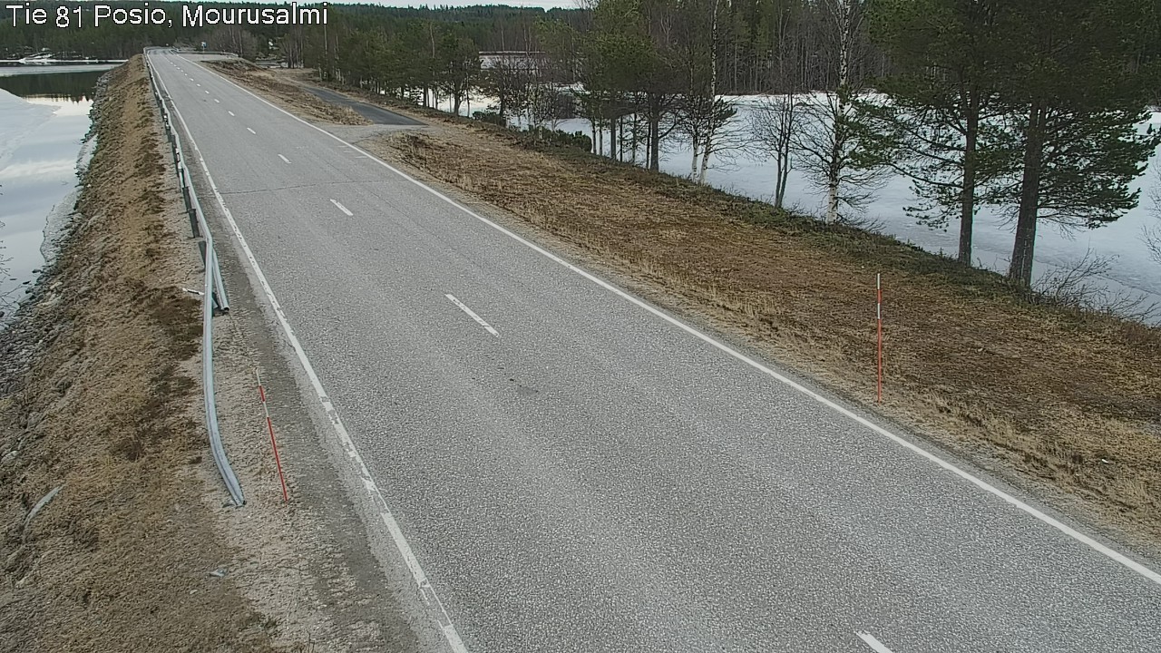 Weather Camera Image Väg 81 Posio, Mourusalmi, Posio, Lappi