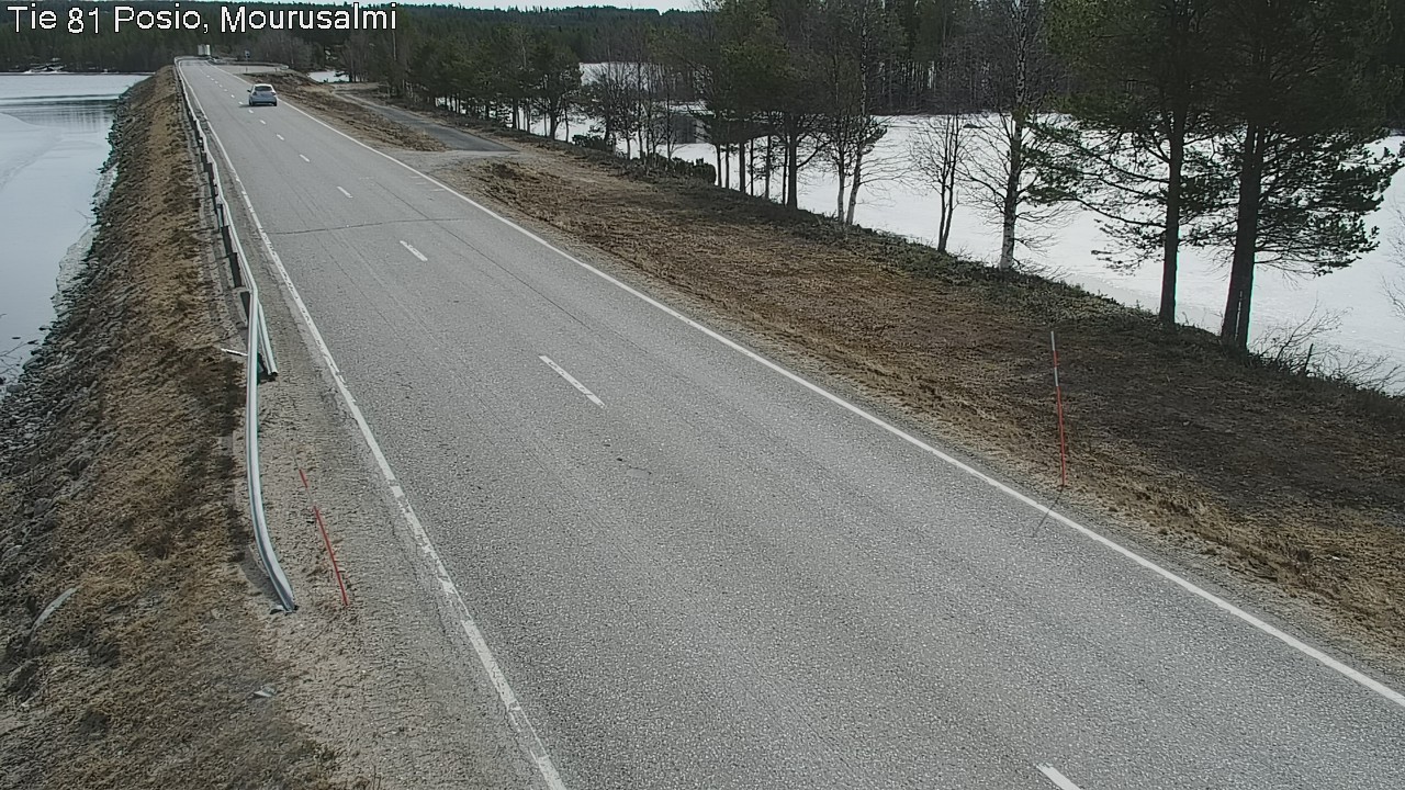 Weather Camera Image Väg 81 Posio, Mourusalmi, Posio, Lappi