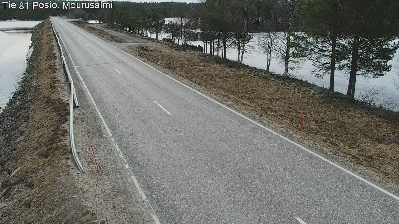 Weather Camera Image Väg 81 Posio, Mourusalmi, Posio, Lappi