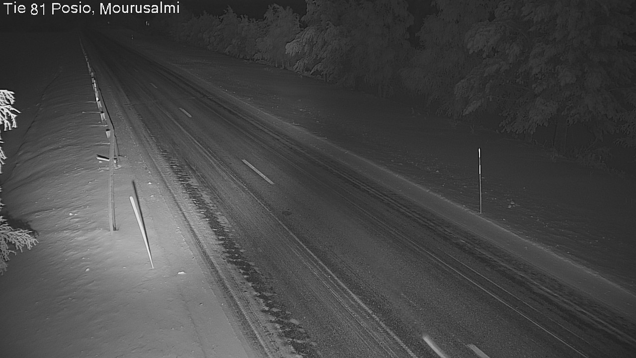 Kelikamerat Kuva Tie 81 Posio, Mourusalmi, Posio, Lappi