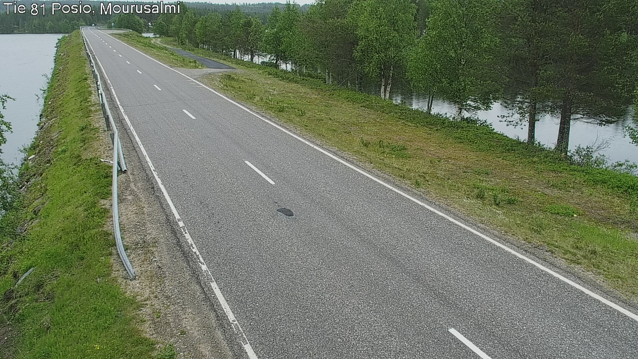 Kelikamerat Kuva Tie 81 Posio, Mourusalmi, Posio, Lappi