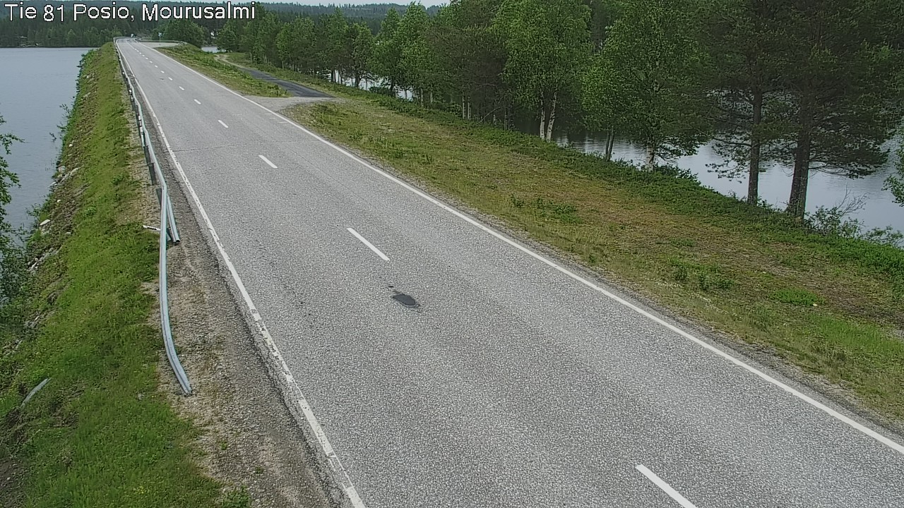 Kelikamerat Kuva Tie 81 Posio, Mourusalmi, Posio, Lappi