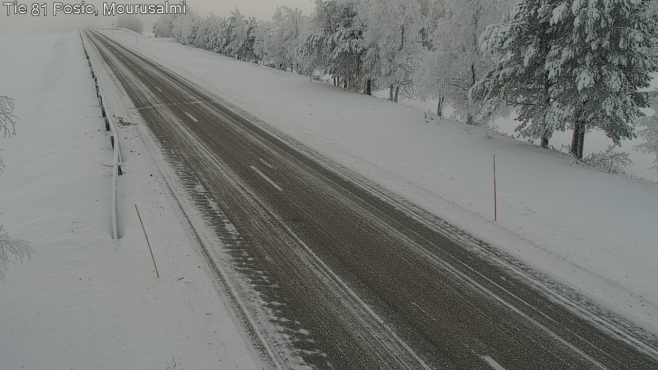 Kelikamerat Kuva Tie 81 Posio, Mourusalmi, Posio, Lappi