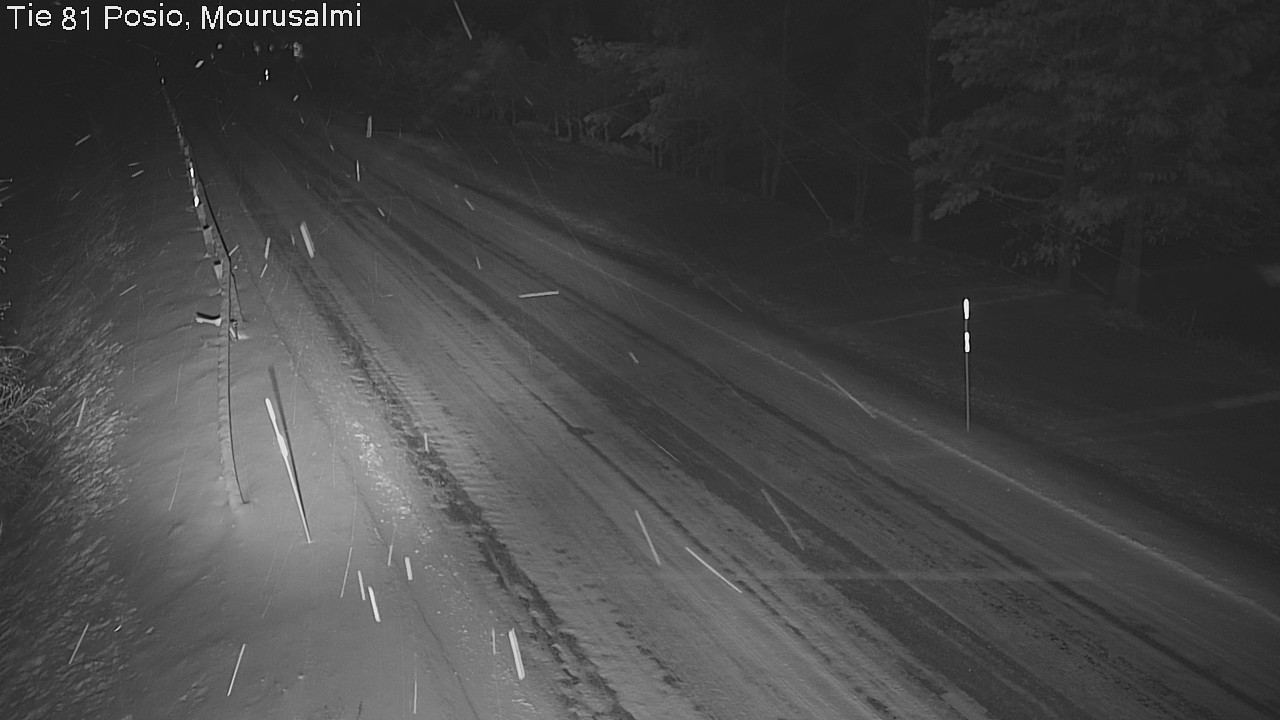 Weather Camera Image Väg 81 Posio, Mourusalmi, Posio, Lappi