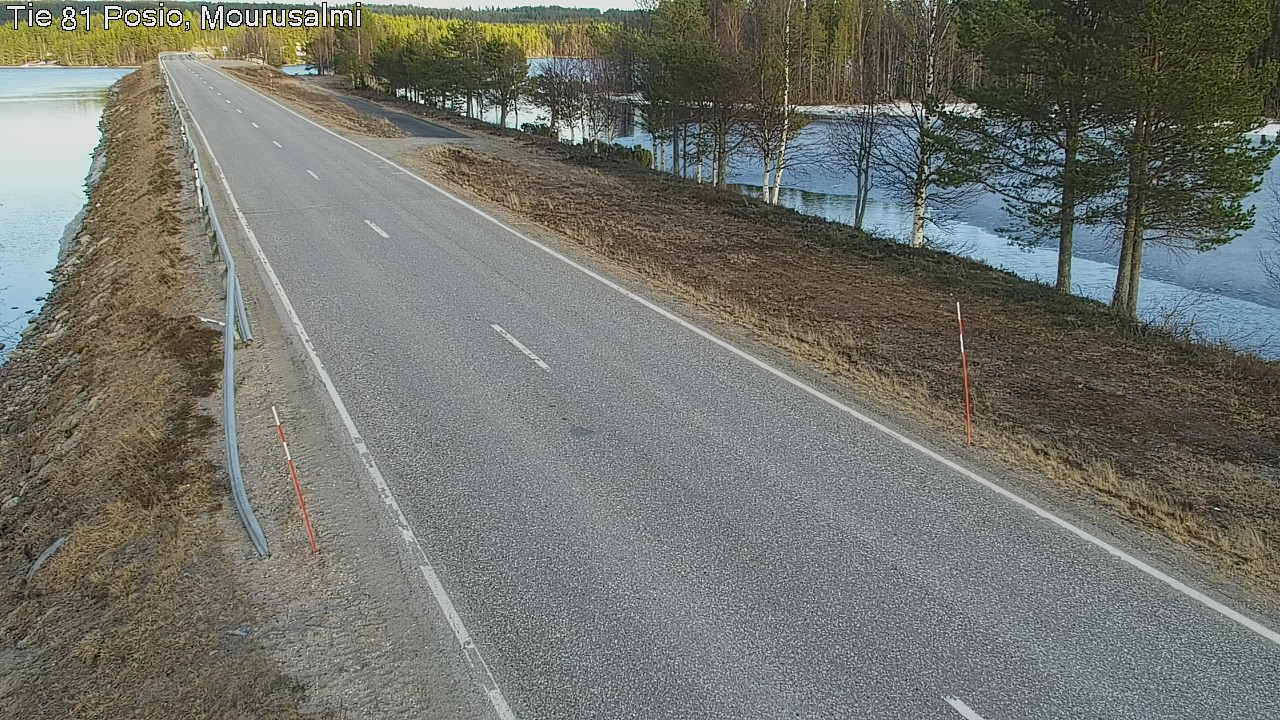 Weather Camera Image Väg 81 Posio, Mourusalmi, Posio, Lappi